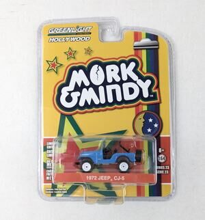 GreenLight 1:64 1972 CJ-5- Mork And Mindy Open Top Alloy Car Models toys
